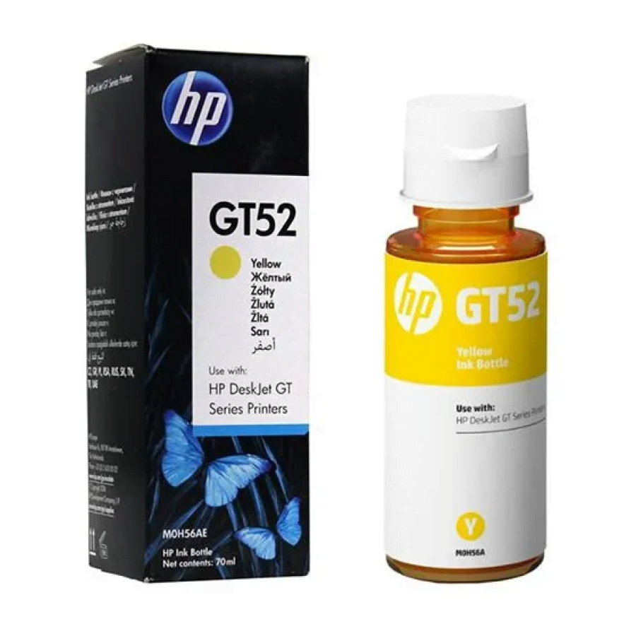 HP GT52 Orijinal Sarı Mürekkep Kartuşu (M0H56AE) | Sharaf Electro Store